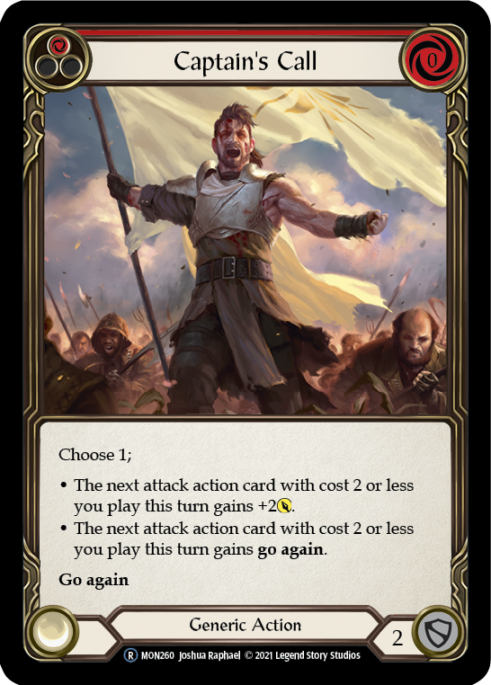 Captain's Call (Red) [U-MON260] Unlimited Edition Normal | GnG Games