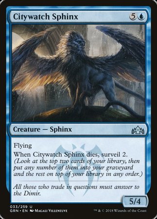 Citywatch Sphinx [Guilds of Ravnica] | GnG Games