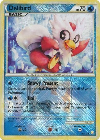 Delibird (39/123) (League Promo) [HeartGold & SoulSilver: Base Set] | GnG Games