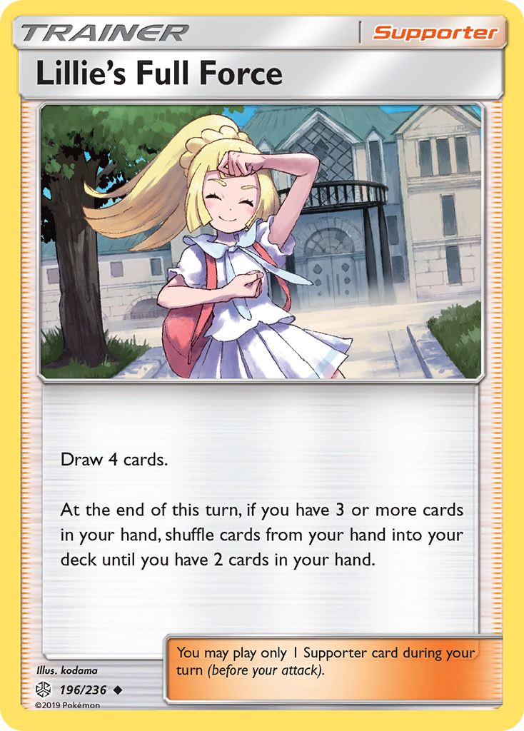 Lillie's Full Force (196/236) [Sun & Moon: Cosmic Eclipse] | GnG Games