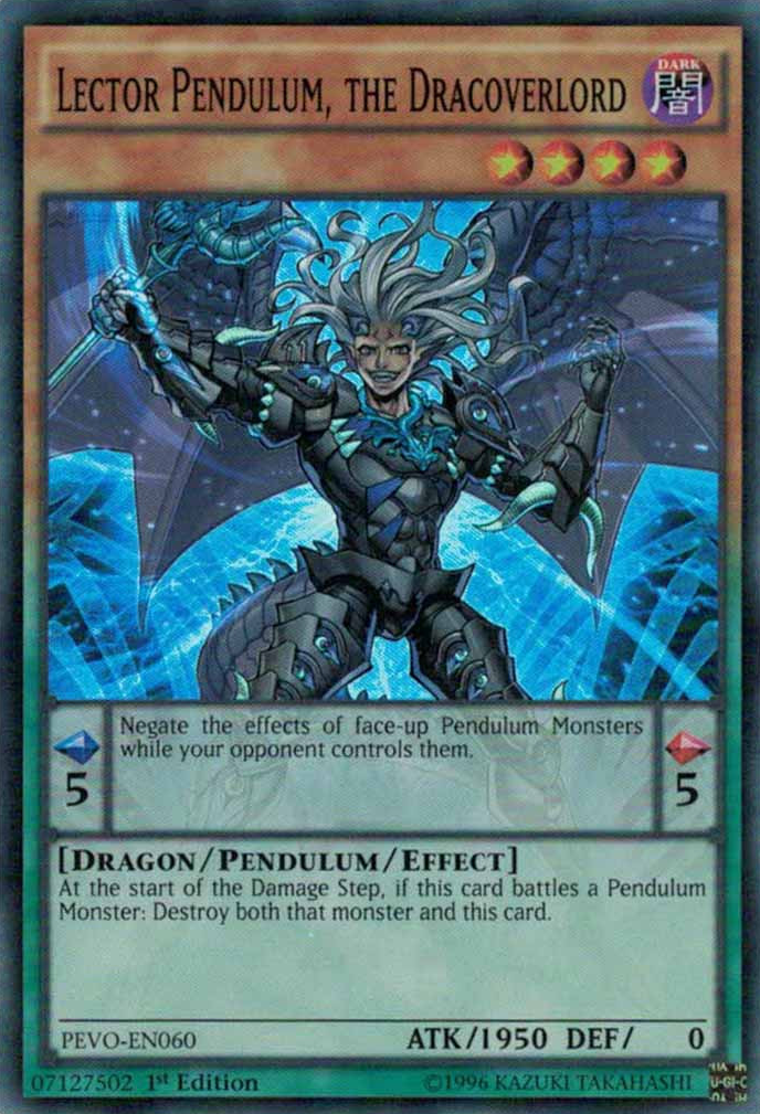 Lector Pendulum, the Dracoverlord [PEVO-EN060] Super Rare | GnG Games