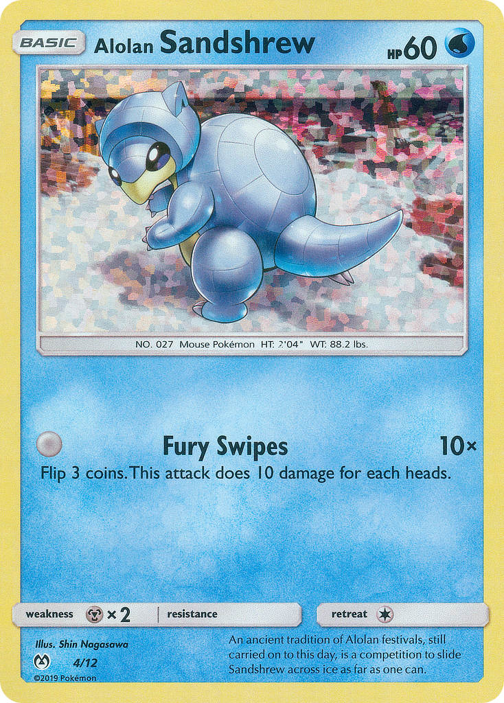 Alolan Sandshrew (4/12) [McDonald's Promos: 2019 Collection] | GnG Games