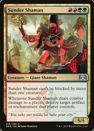 Sunder Shaman [Ravnica Allegiance] | GnG Games