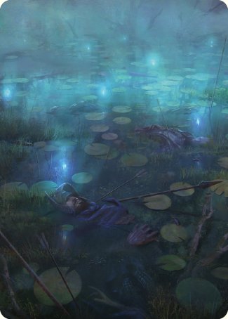 The Dead Marshes Art Card [The Lord of the Rings: Tales of Middle-earth Art Series] | GnG Games