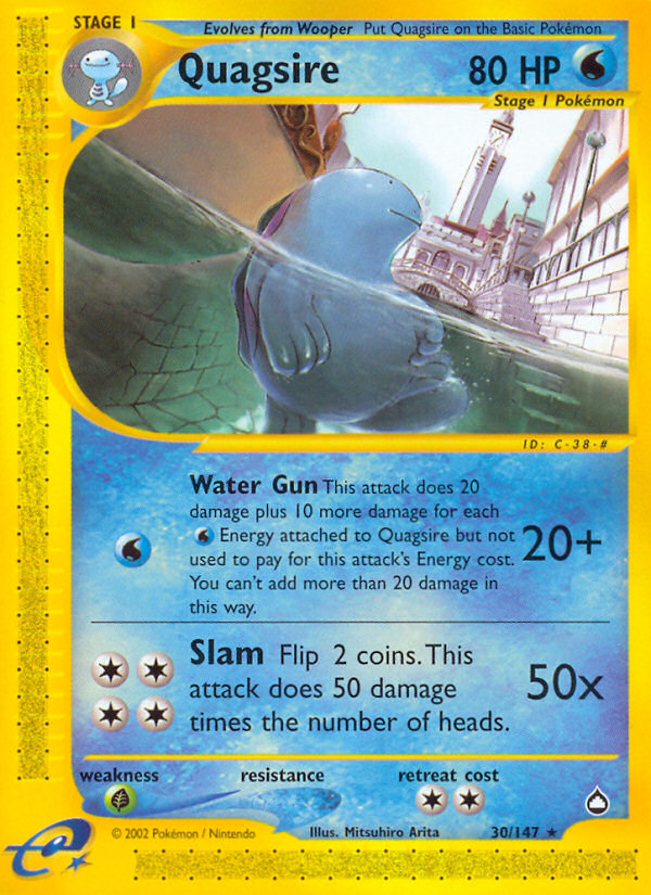 Quagsire (30/147) [Aquapolis] | GnG Games