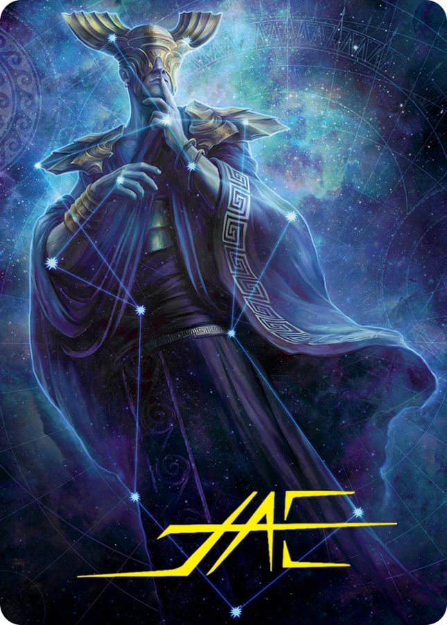 Atris, Oracle of Half-Truths Art Card (Gold-Stamped Signature) [March of the Machine Art Series] | GnG Games