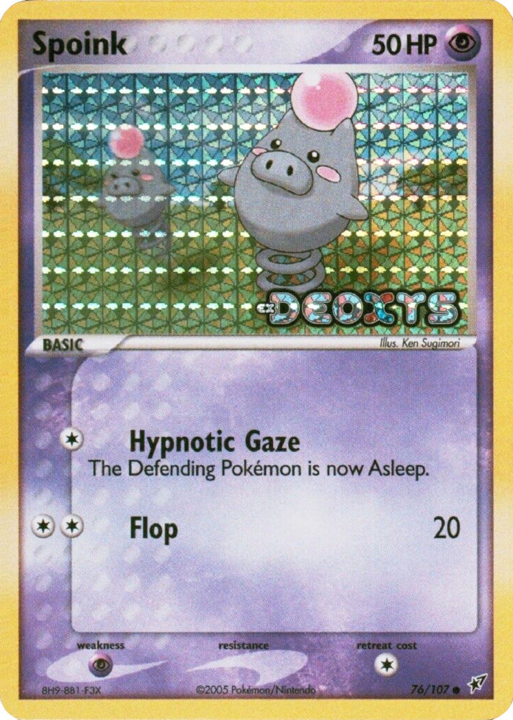 Spoink (76/107) (Stamped) [EX: Deoxys] | GnG Games