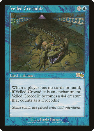 Veiled Crocodile [Urza's Saga] | GnG Games