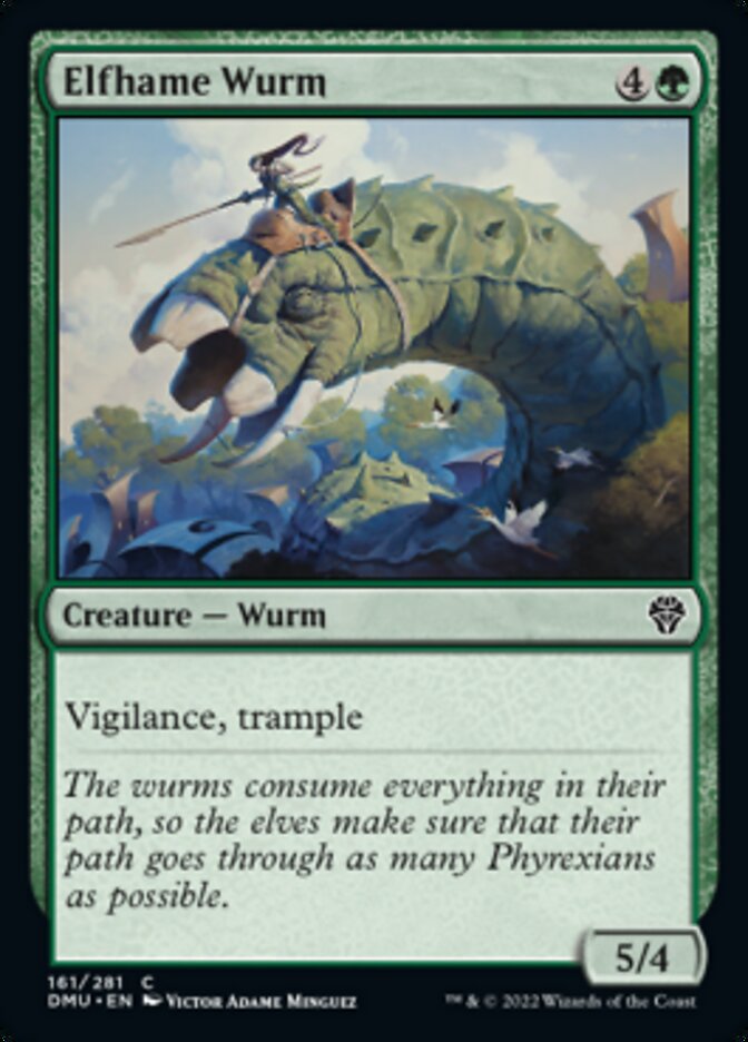 Elfhame Wurm [Dominaria United] | GnG Games