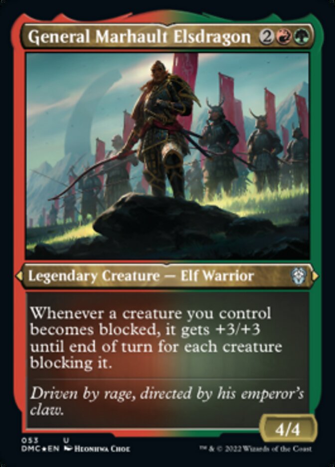 General Marhault Elsdragon (Foil Etched) [Dominaria United Commander] | GnG Games