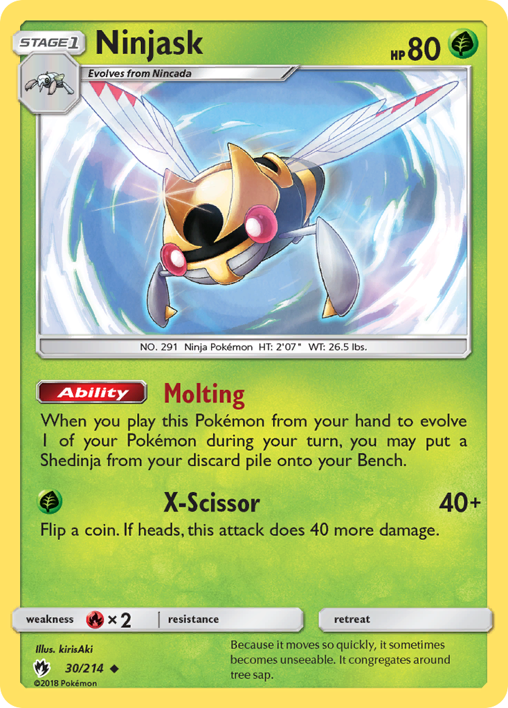 Ninjask (30/214) [Sun & Moon: Lost Thunder] | GnG Games