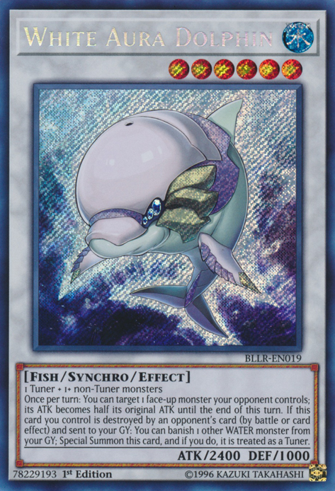 White Aura Dolphin [BLLR-EN019] Secret Rare | GnG Games