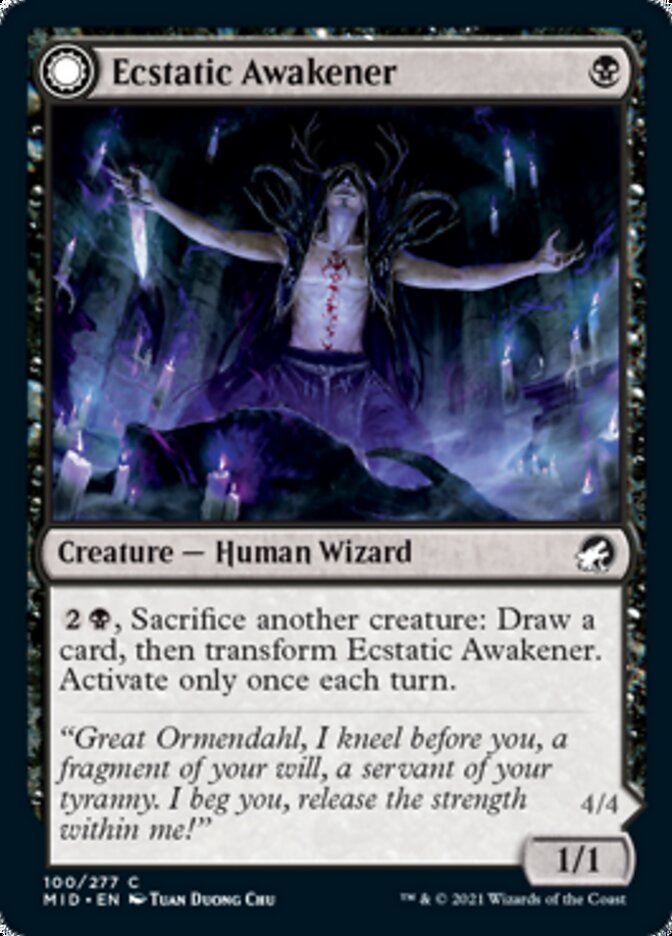 Ecstatic Awakener // Awoken Demon [Innistrad: Midnight Hunt] | GnG Games