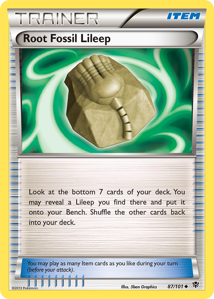Root Fossil Lileep (87/101) [Black & White: Plasma Blast] | GnG Games