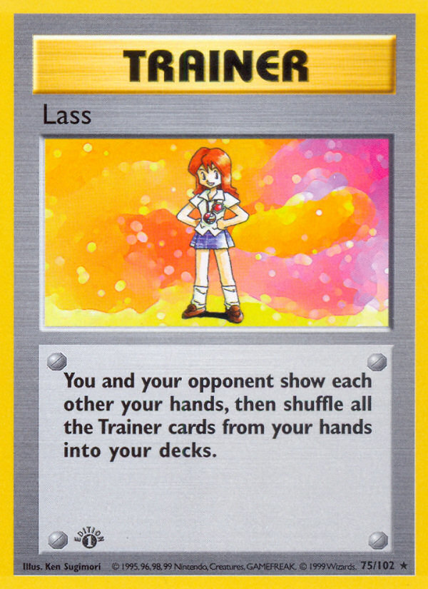 Lass (75/102) (Shadowless) [Base Set 1st Edition] | GnG Games