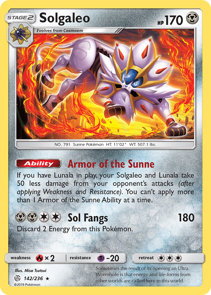 Solgaleo (142/236) [Sun & Moon: Cosmic Eclipse] | GnG Games