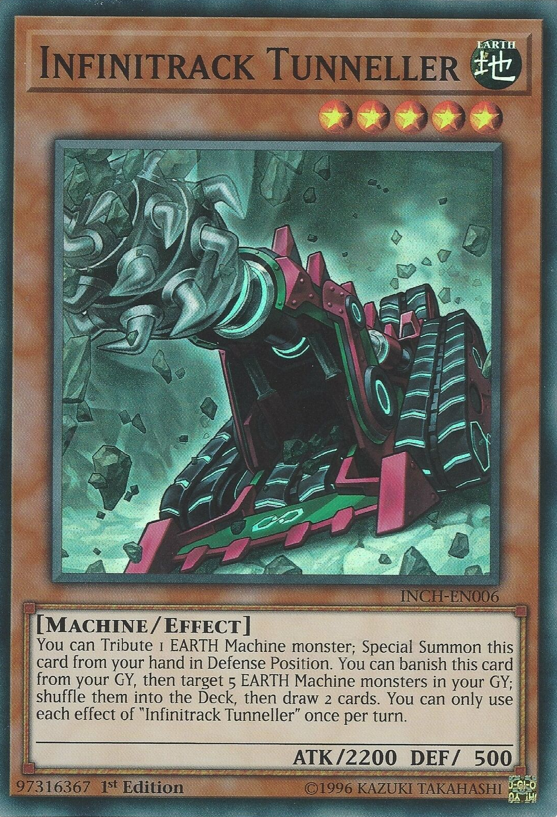 Infinitrack Tunneller [INCH-EN006] Super Rare | GnG Games