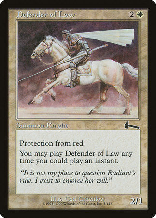 Defender of Law [Urza's Legacy] | GnG Games