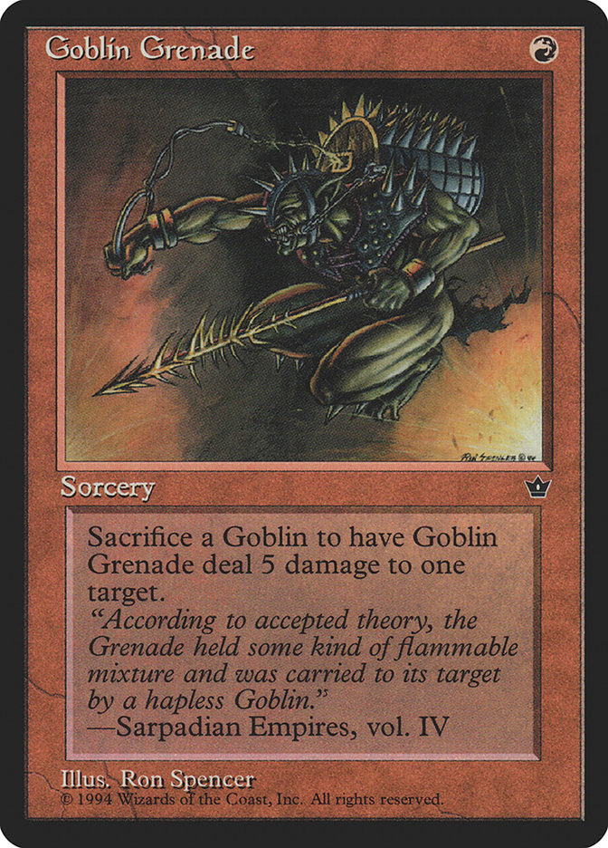 Goblin Grenade (Ron Spencer) [Fallen Empires] | GnG Games