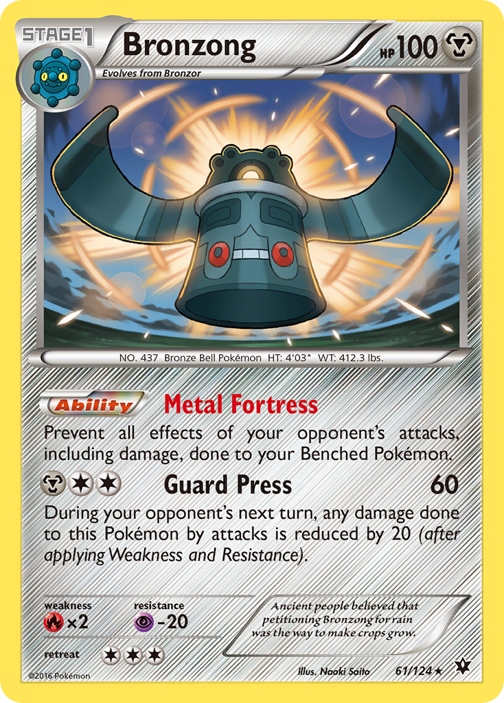 Bronzong (61/124) [XY: Fates Collide] | GnG Games