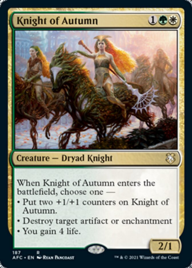 Knight of Autumn [Dungeons & Dragons: Adventures in the Forgotten Realms Commander] | GnG Games