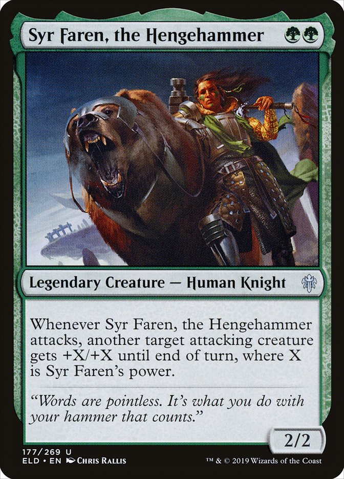 Syr Faren, the Hengehammer [Throne of Eldraine] | GnG Games