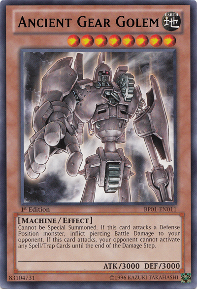 Ancient Gear Golem [BP01-EN011] Rare | GnG Games