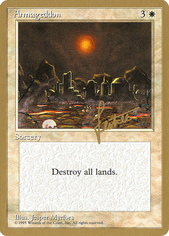 Armageddon (Bertrand Lestree) [Pro Tour Collector Set] | GnG Games