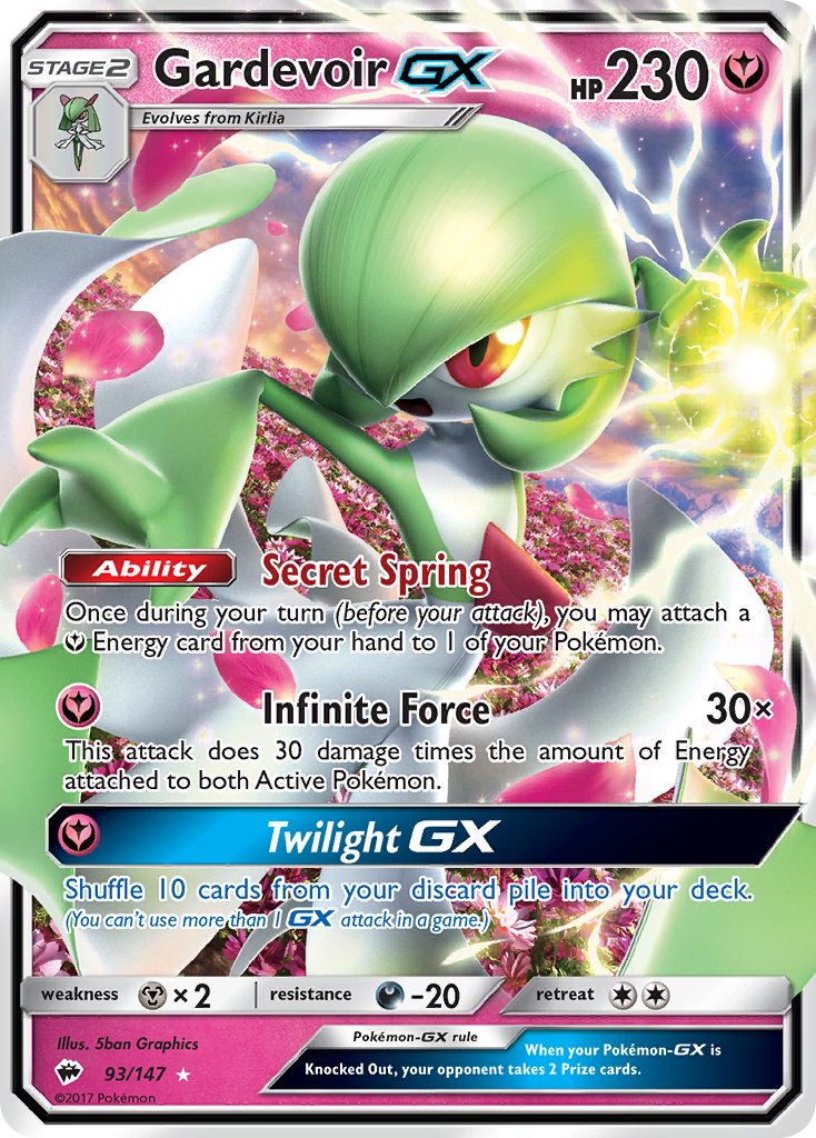 Gardevoir GX (93/147) [Sun & Moon: Burning Shadows] | GnG Games