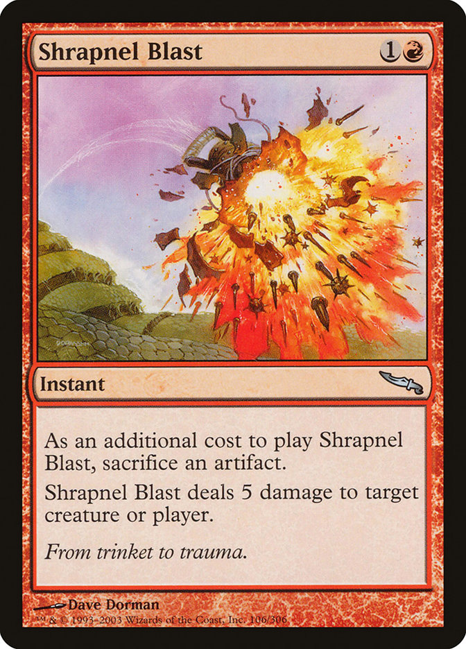 Shrapnel Blast [Mirrodin] | GnG Games