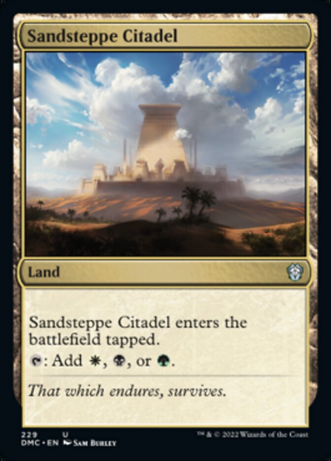 Sandsteppe Citadel [Dominaria United Commander] | GnG Games