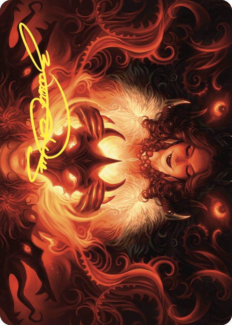 Witch's Mark Art Card (Gold-Stamped Signature) [Wilds of Eldraine Art Series] | GnG Games