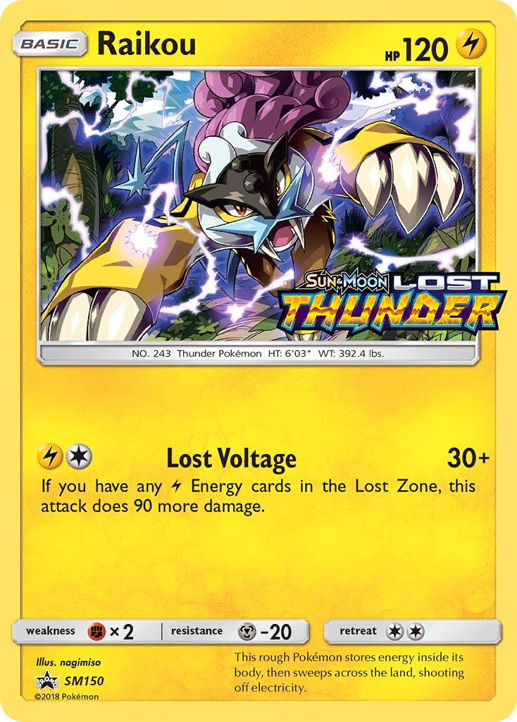 Raikou (SM150) [Sun & Moon: Black Star Promos] | GnG Games