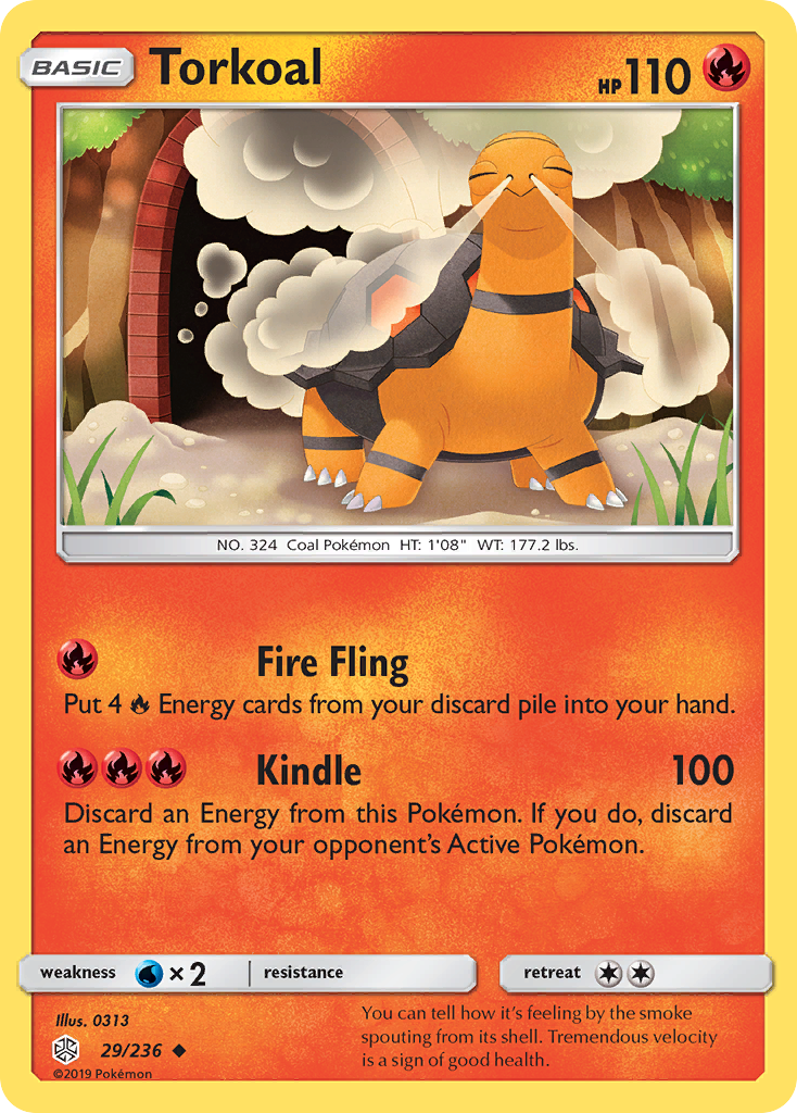 Torkoal (29/236) [Sun & Moon: Cosmic Eclipse] | GnG Games