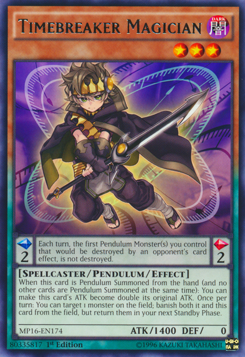 Timebreaker Magician [MP16-EN174] Rare | GnG Games