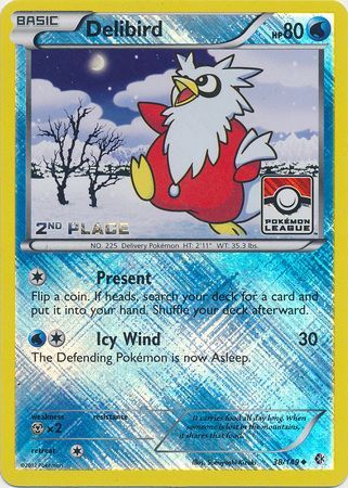 Delibird (38/149) (League Promo 2nd Place) [Black & White: Boundaries Crossed] | GnG Games