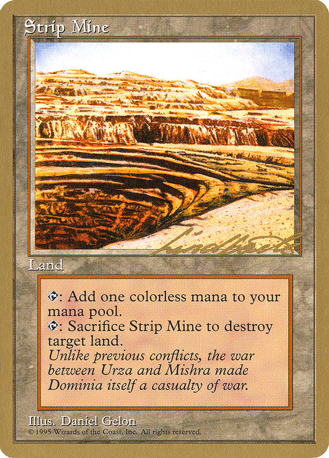 Strip Mine (Leon Lindback) [Pro Tour Collector Set] | GnG Games