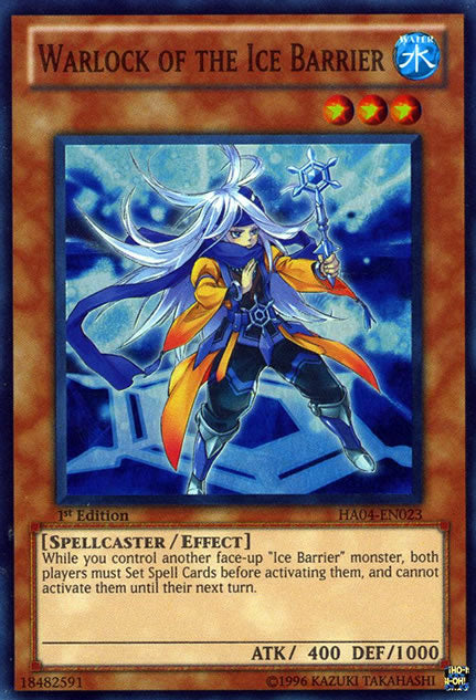 Warlock of the Ice Barrier [HA04-EN023] Super Rare | GnG Games