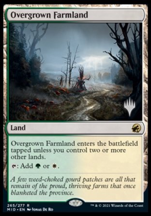 Overgrown Farmland (Promo Pack) [Innistrad: Midnight Hunt Promos] | GnG Games