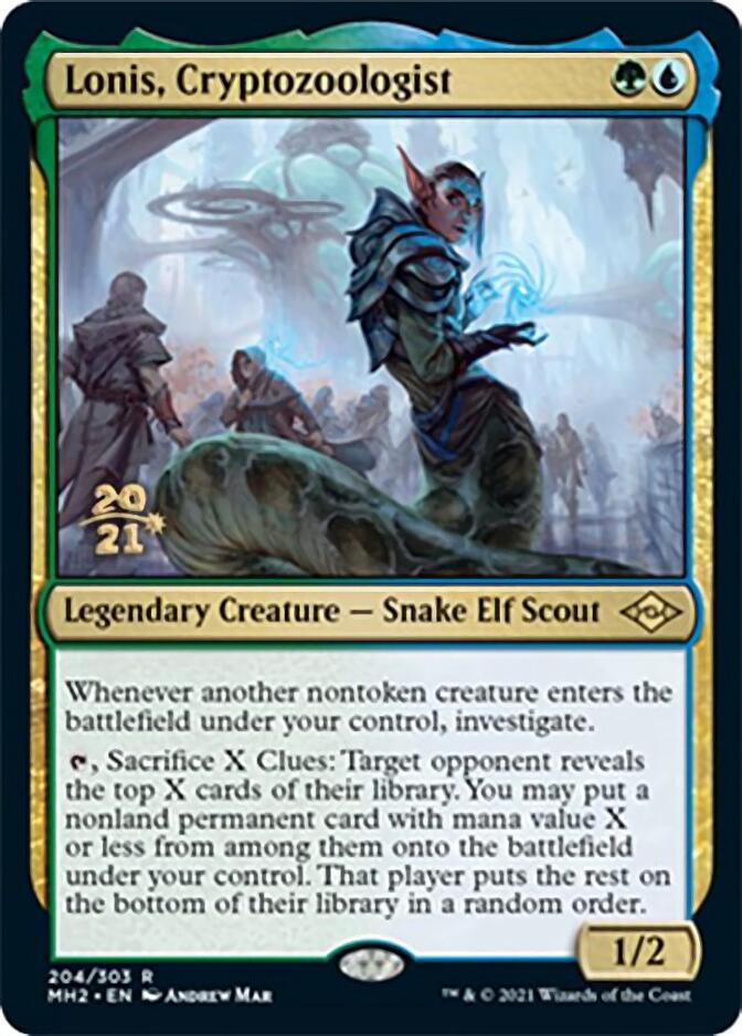 Lonis, Cryptozoologist [Modern Horizons 2 Prerelease Promos] | GnG Games