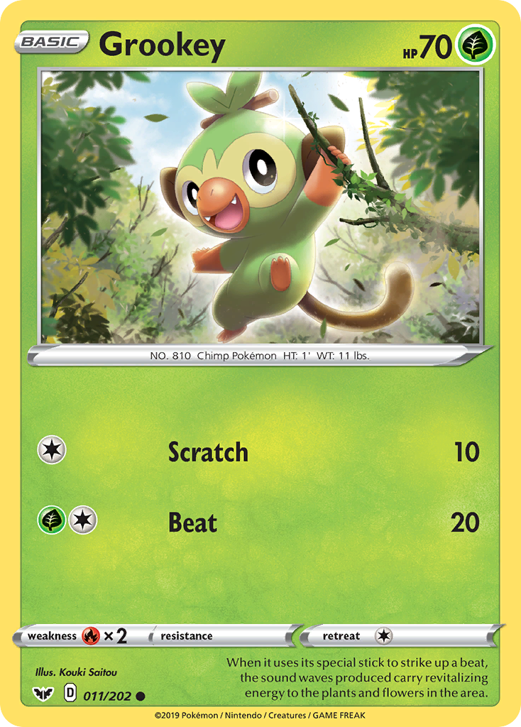 Grookey (011/202) [Sword & Shield: Base Set] | GnG Games