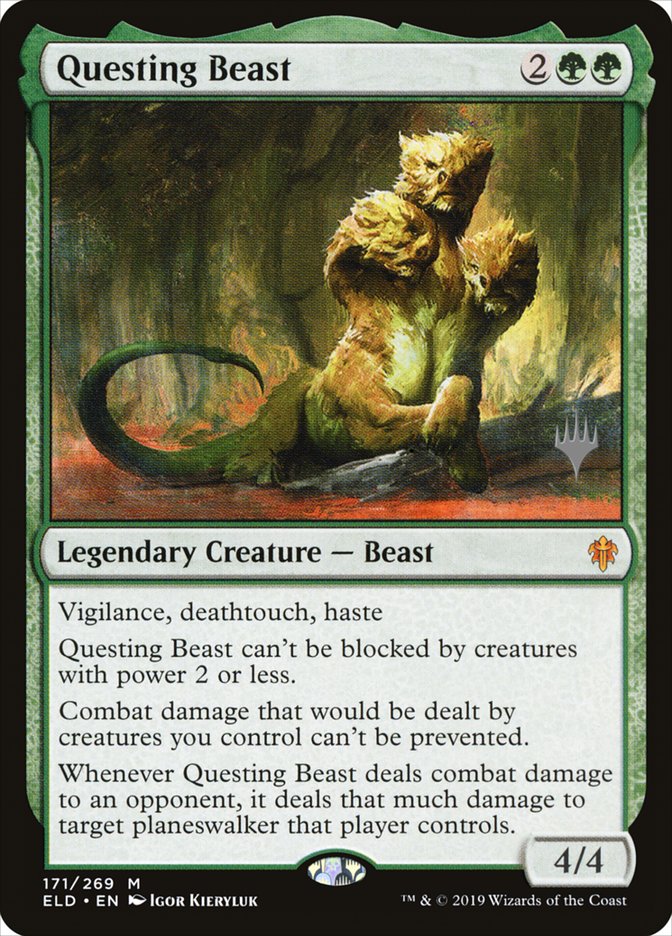 Questing Beast (Promo Pack) [Throne of Eldraine Promos] | GnG Games