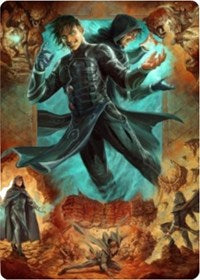 Jace, Mirror Mage 2 Art Card [Zendikar Rising Art Series] | GnG Games