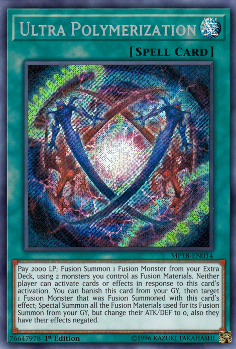 Ultra Polymerization [MP18-EN014] Secret Rare | GnG Games