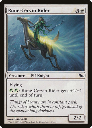Rune-Cervin Rider [Shadowmoor] | GnG Games