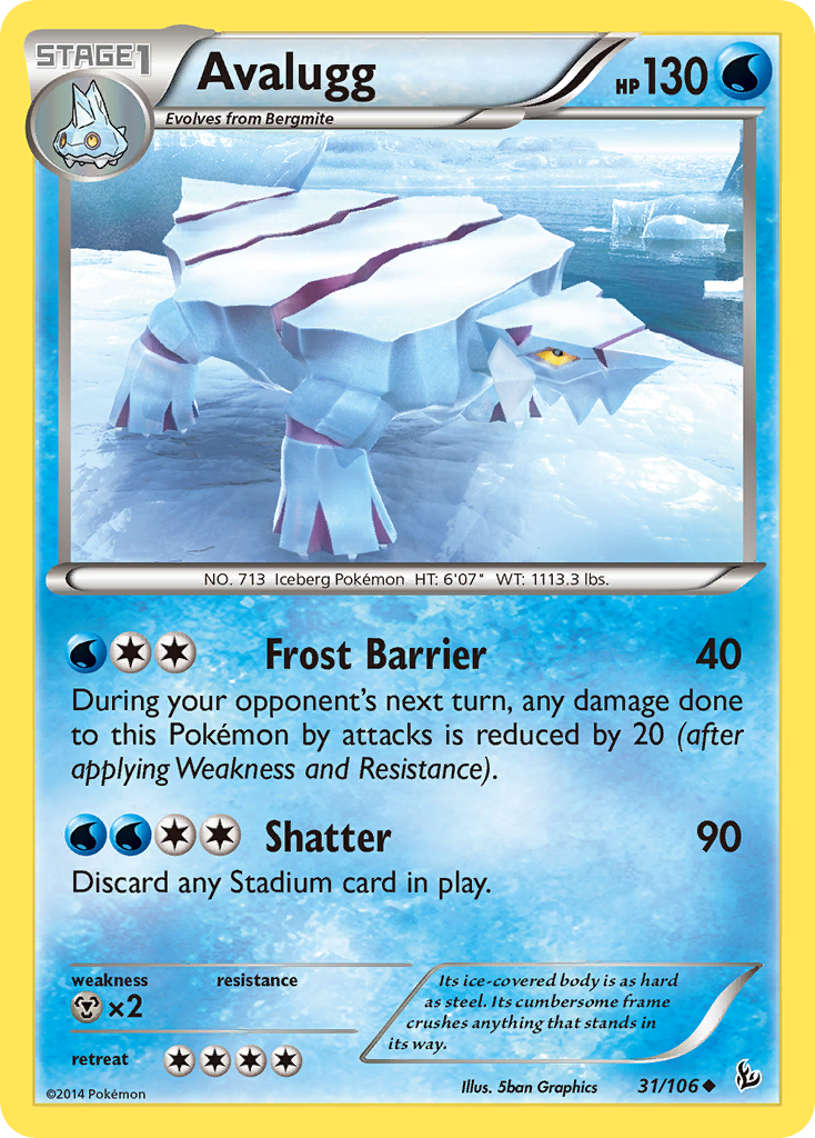 Avalugg (31/106) [XY: Flashfire] | GnG Games