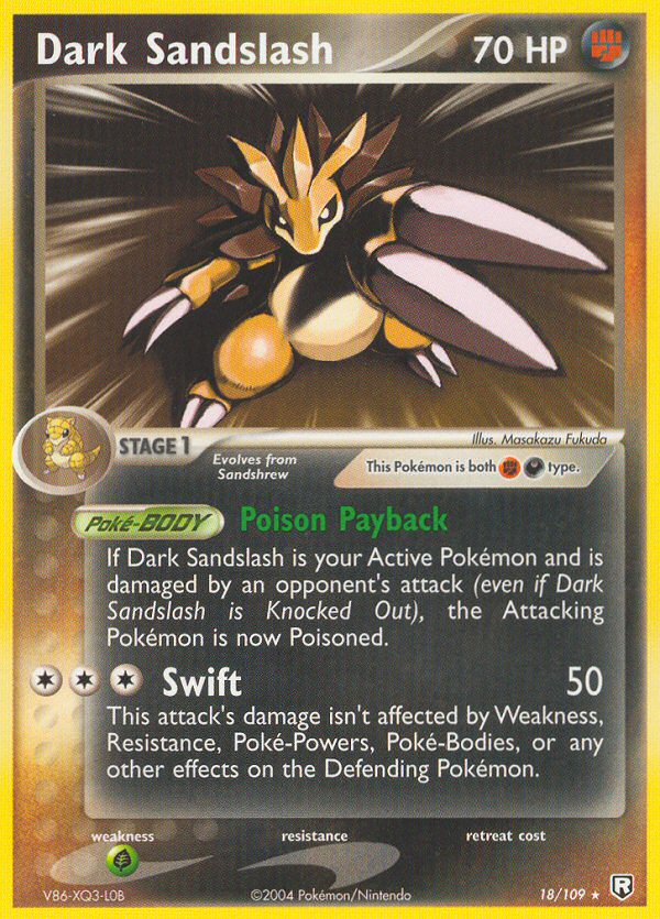 Dark Sandslash (18/109) [EX: Team Rocket Returns] | GnG Games