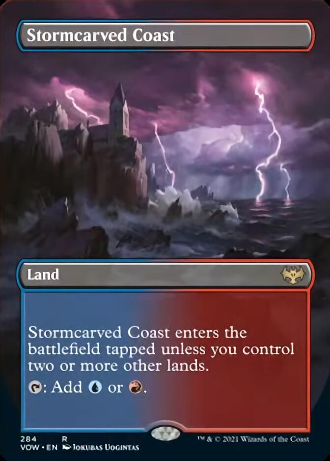 Stormcarved Coast (Borderless) [Innistrad: Crimson Vow] | GnG Games