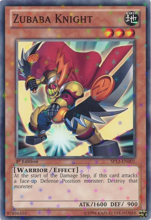 Zubaba Knight [SP13-EN001] Starfoil Rare | GnG Games