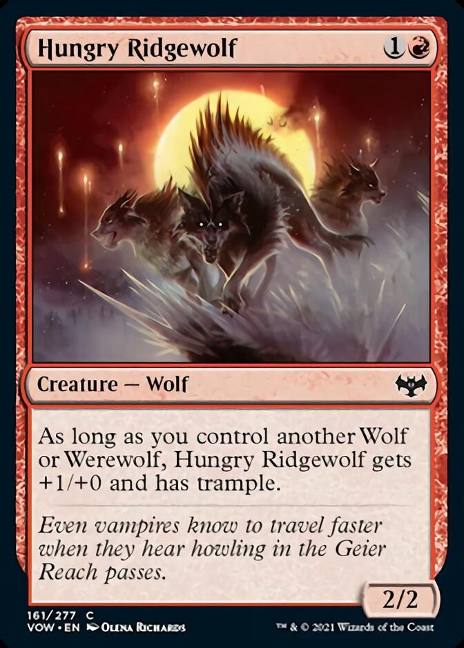 Hungry Ridgewolf [Innistrad: Crimson Vow] | GnG Games